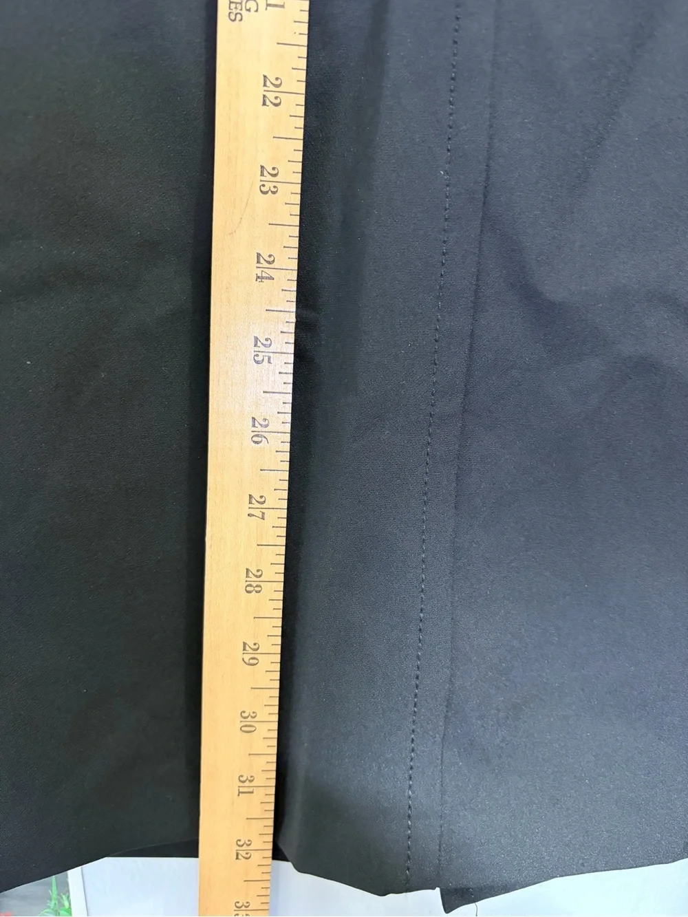 Zara Black Pencil Midi Skirt